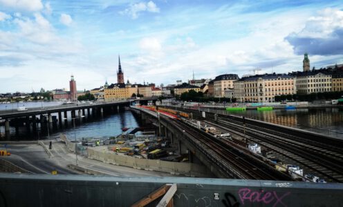 Juli alleine in Stockholm: Ich komponiere ein Brücken-Lied